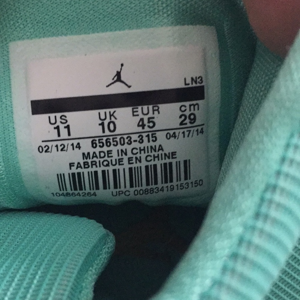 Men’s Nike - Jordan Future “Hyper Jade” - Picture 6 of 6